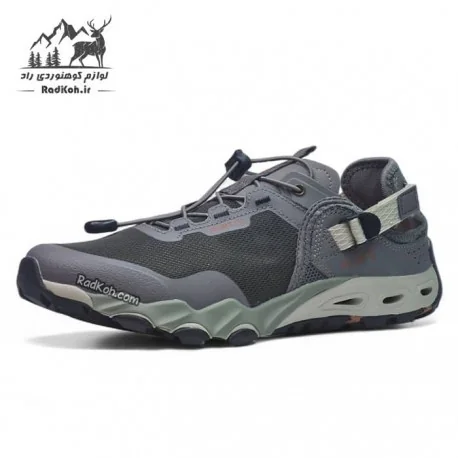 کفش صندل پیاده روی هامتو زنانه مدل 640717B-11 رنگ طوسی/سبز