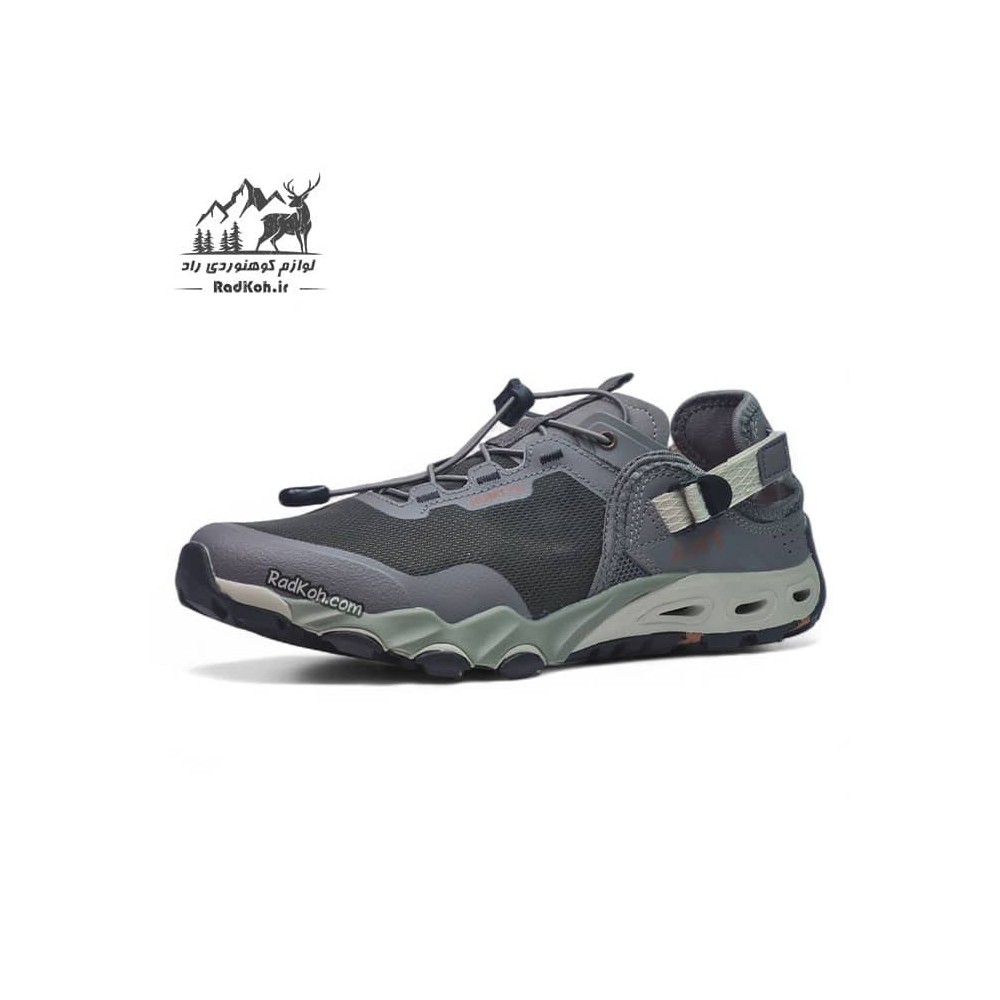 کفش صندل پیاده روی هامتو زنانه مدل 640717B-11 رنگ طوسی/سبز