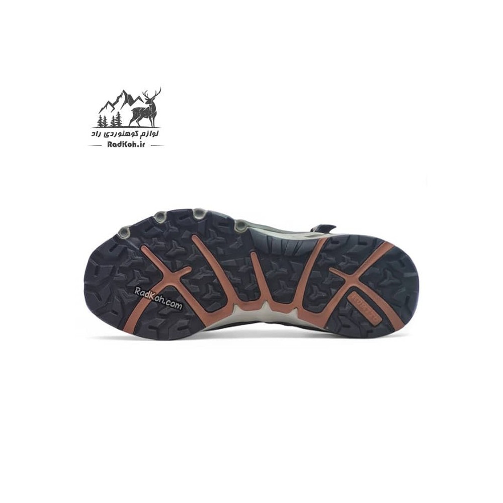 صندل هامتو زنانه مدل 640717B-11 رنگ طوسی/سبز