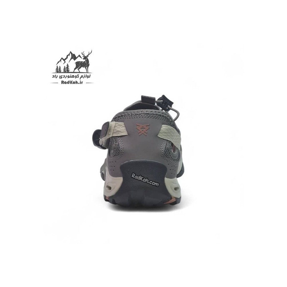 کفش صندل طبیعت گردی هامتو زنانه مدل 640717B-11 رنگ طوسی/سبز