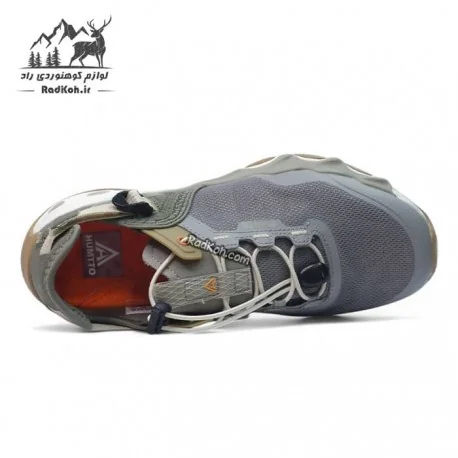 کفش صندل زنانه هومتو مدل 640717B-1 رنگ طوسی/سبز