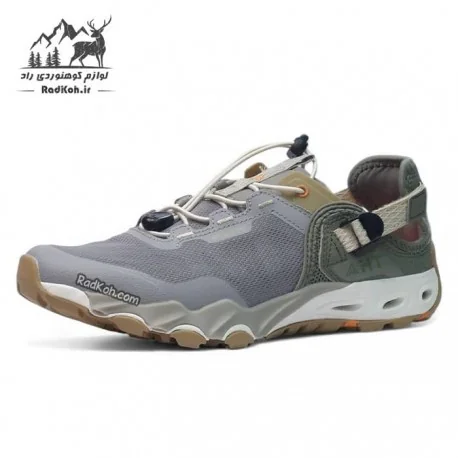 کفش صندل پیاده روی هومتو زنانه مدل 640717B-1 رنگ طوسی/سبز