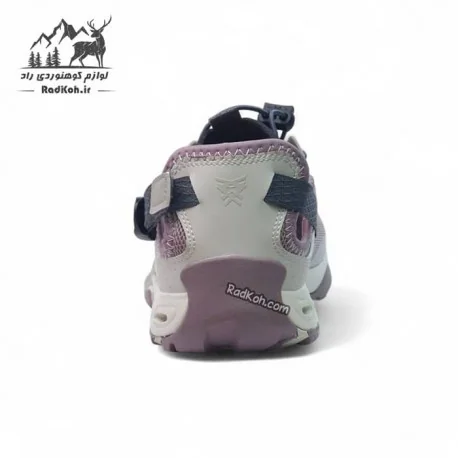 صندل زنانه هامتو مدل 640717B-7 رنگ طوسی/یاسی