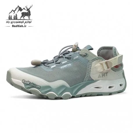 کفش صندل پیاد روی زنانه هامتو مدل 640717B-13 رنگ سبز/بژ