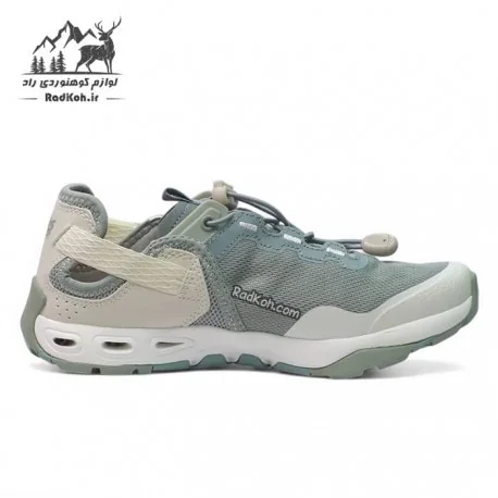 کفش صندل زنانه هومتو مدل 640717B-13 رنگ سبز/بژ