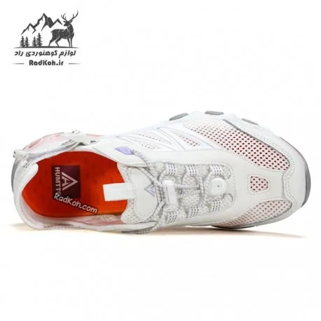 کفش زنانه هامتو مدل 660958B-1 رنگ سفید/صورتی روشن