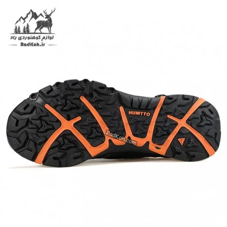 کفش صندل آبنوردی مردانه هامتو مدل 660958A-1 رنگ مشکی/نارنجی
