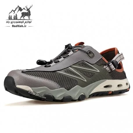 کفش صندل مردانه هومتو مدل humtto 660958A-2 رنگ طوسی/سبز