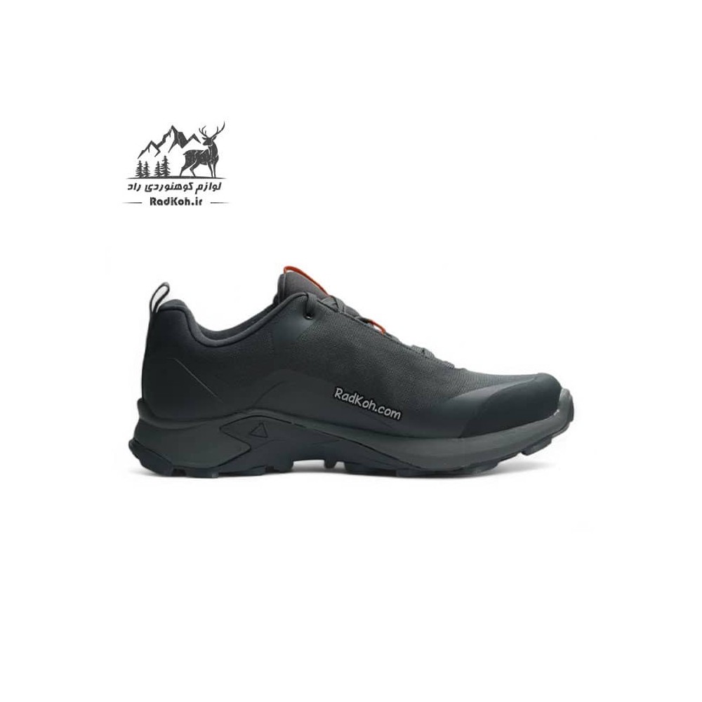 کفش مردانه پیاده روی هامتو مدل 110396A-19 رنگ خاکستری تیره/نارنجی