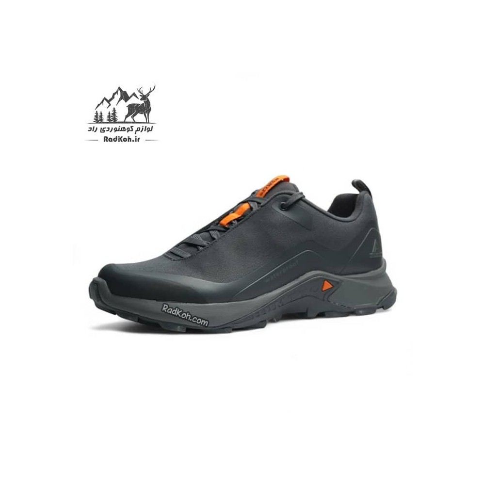 کفش مردانه هومتو مدل 110396A-19 رنگ خاکستری تیره/نارنجی