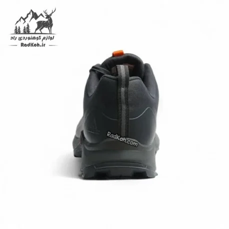 کفش طبیعت گردی مردانه هامتو مدل 110396A-19 رنگ خاکستری تیره/نارنجی