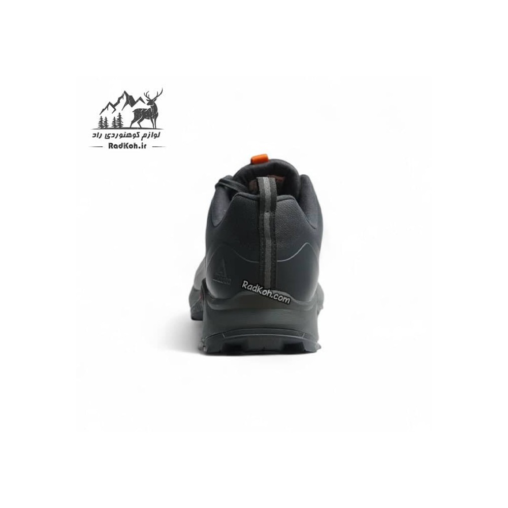 کفش طبیعت گردی مردانه هامتو مدل 110396A-19 رنگ خاکستری تیره/نارنجی