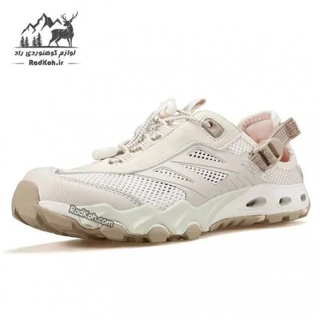 کفش صندل هامتو زنانه مدل 660958B-2 رنگ کرم(بژ)/صورتی