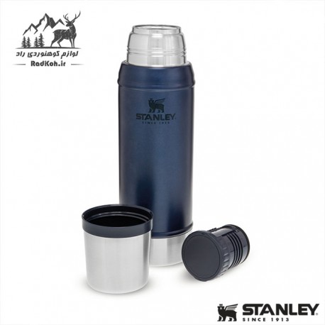 فلاسک 750 میلی لیتری کلاسیک Stanley Classic Bottle 0.75L رنگ سرمه ای