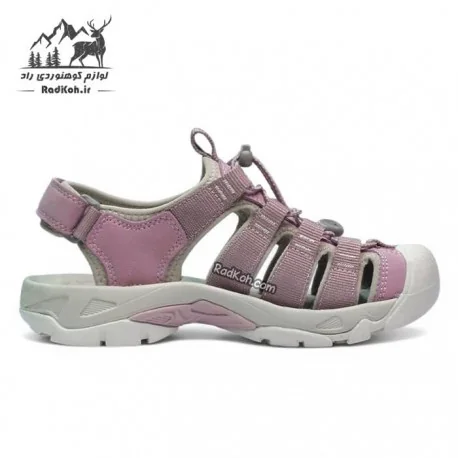 صندل طبیعت گردی زنانه هامتو مدل 710445B-30 رنگ طوسی/یاسی