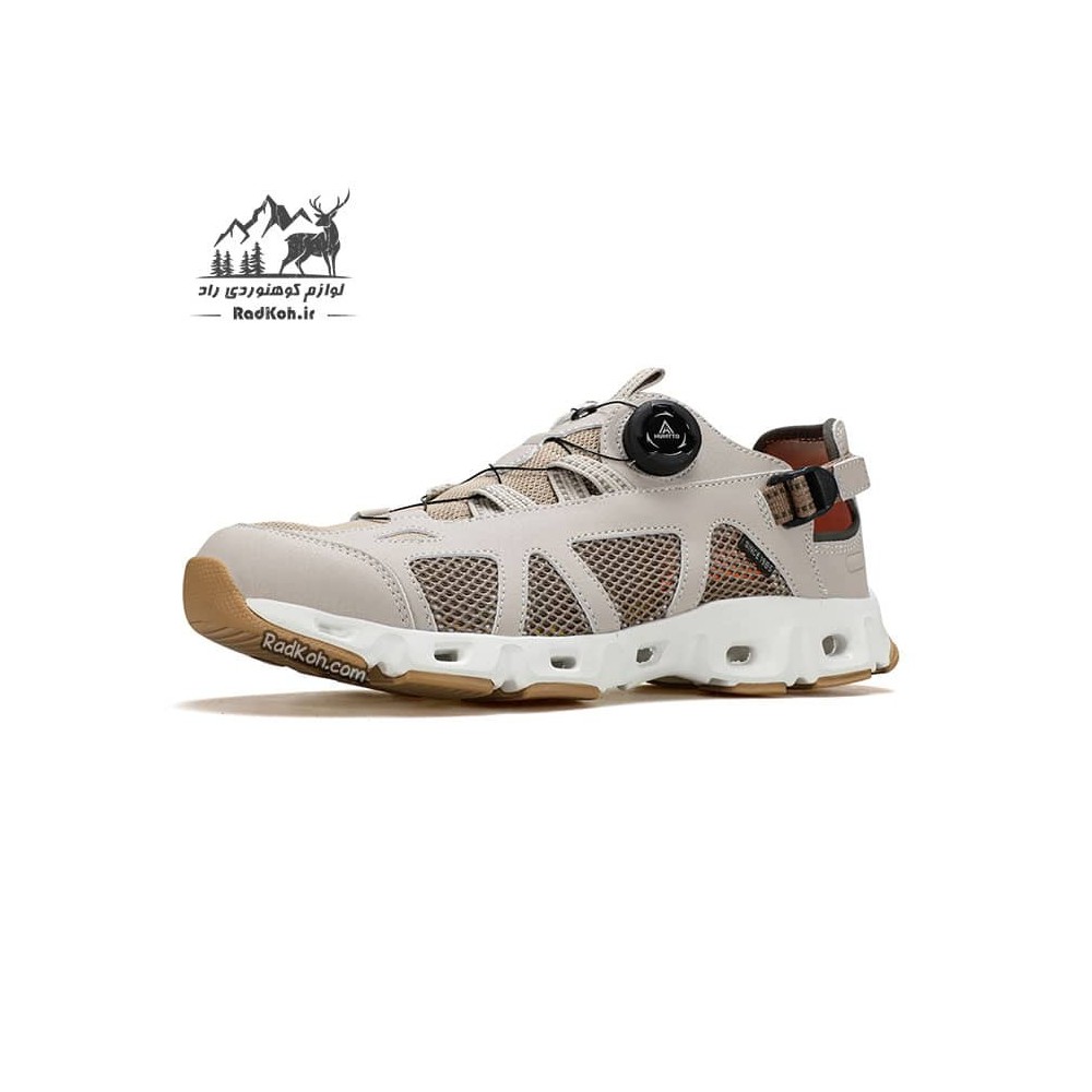 کفش صندل مردانه هامتو مدل 660426A-3 رنگ کرم(بژ)