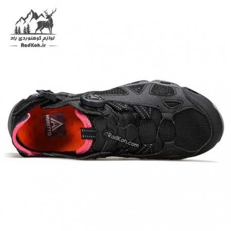 کفش صندل آبنوردی زنانه هومتو مدل 660426B-1 رنگ مشکی/صورتی