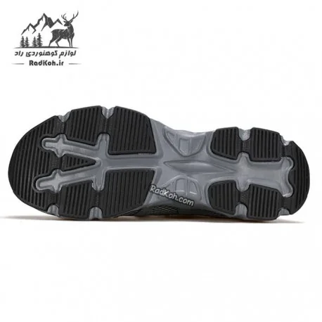 کفش طبیعت گردی زنانه هامتو مدل 660426B-2 رنگ خاکستری تیره/قرمز