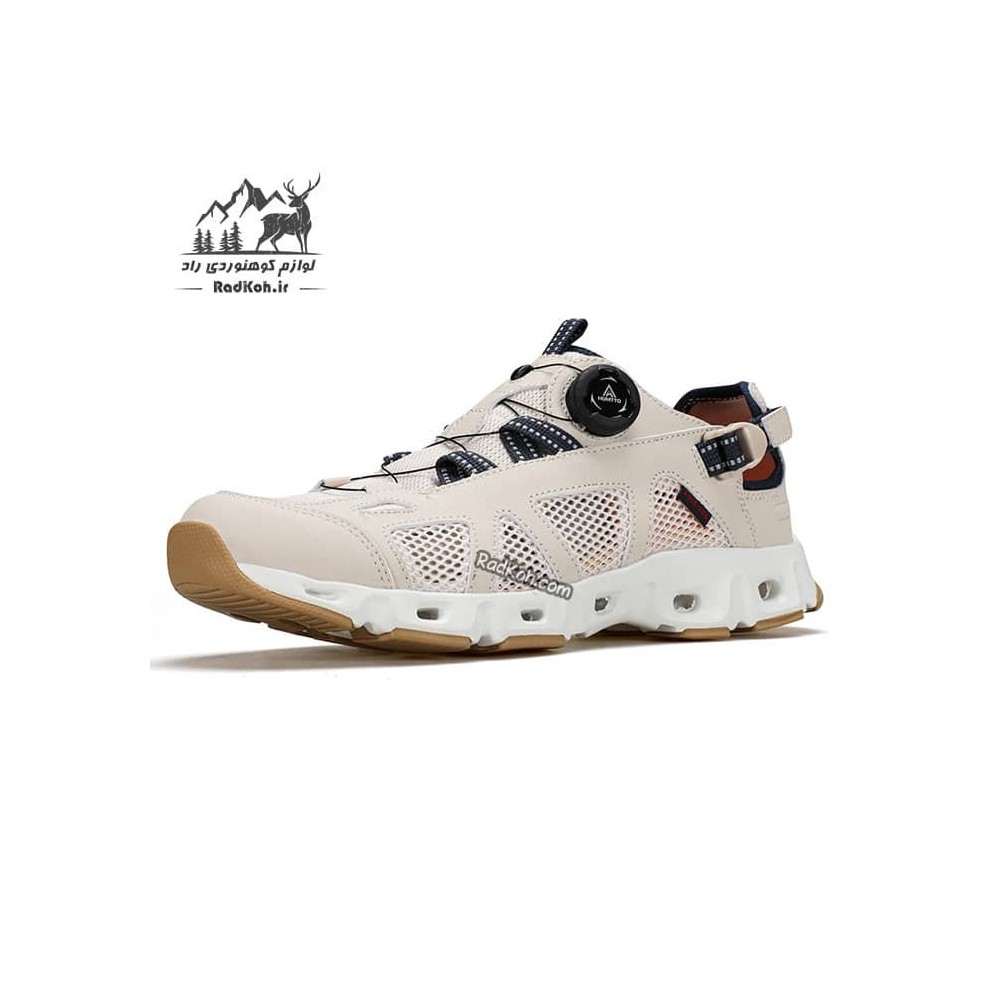 کفش صندل پیاده روی هامتو زنانه مدل 660426B-5 رنگ کرم(بژ)/سرمه ای