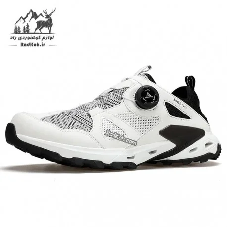 کفش پیاده روی مردانه هامتو مدل 660906A-1 رنگ سفید/مشکی