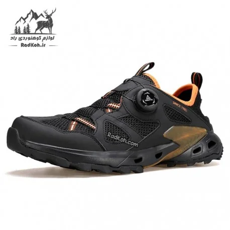 کفش مردانه هومتو مدل 660906A-3 رنگ مشکی/نارنجی