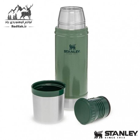 فلاسک استنلی کلاسیک مدل Classic Bottle 0.47 L رنگ سبز