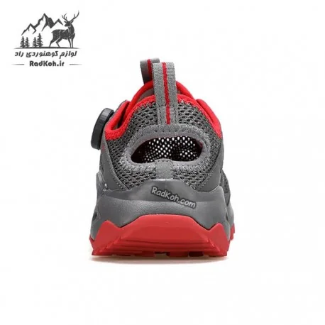 کفش آبنوردی هومتو زنانه مدل 660906B-2 رنگ خاکستری تیره/قرمز