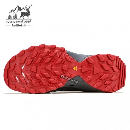 کفش زنانه هومتو مدل 660906B-2 رنگ خاکستری تیره/قرمز