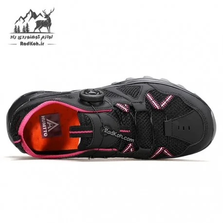 کفش آبنوردی زنانه هامتو مدل 660906B-5 رنگ مشکی/صورتی