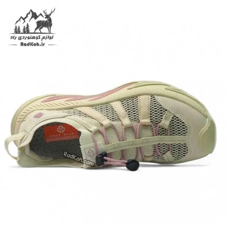 کتانی رویال سالامان زنانه کد SLM97100W8 رنگ کرم(بژ)