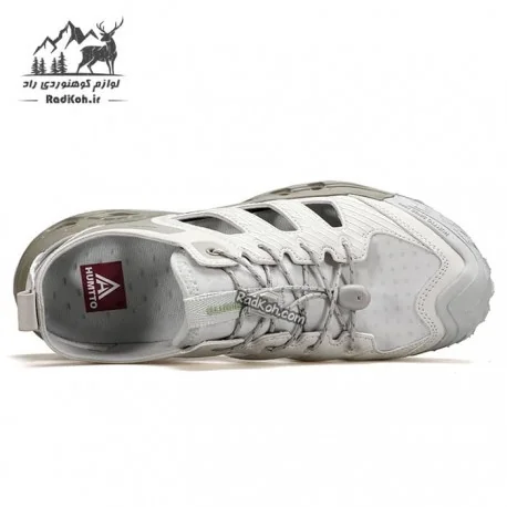 صندل پیاده روی هامتو مردانه مدل 660801A-4 رنگ طوسی/سبز