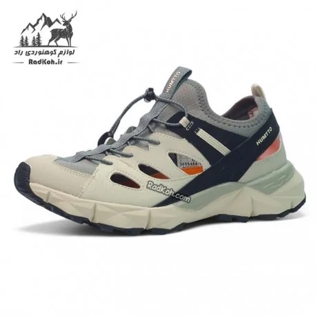 کفش صندل رانینگ مردانه هامتو مدل 360548A-1 رنگ طوسی/بژ