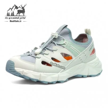 کفش صندل زنانه هومتو مدل 360548B-3 رنگ کرم(بژ)/سبز روشن