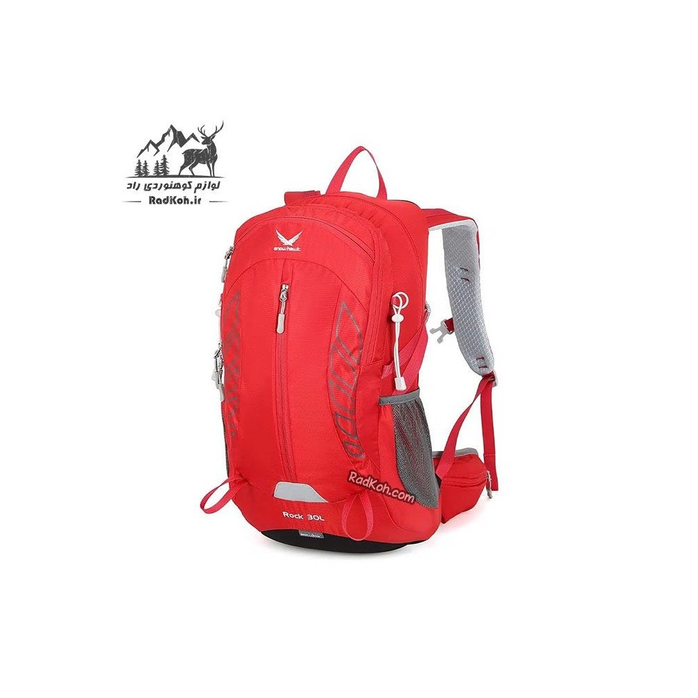 کوله اسنوهاک 30 لیتر مدل ROCK کد SN-B3120 رنگ قرمز