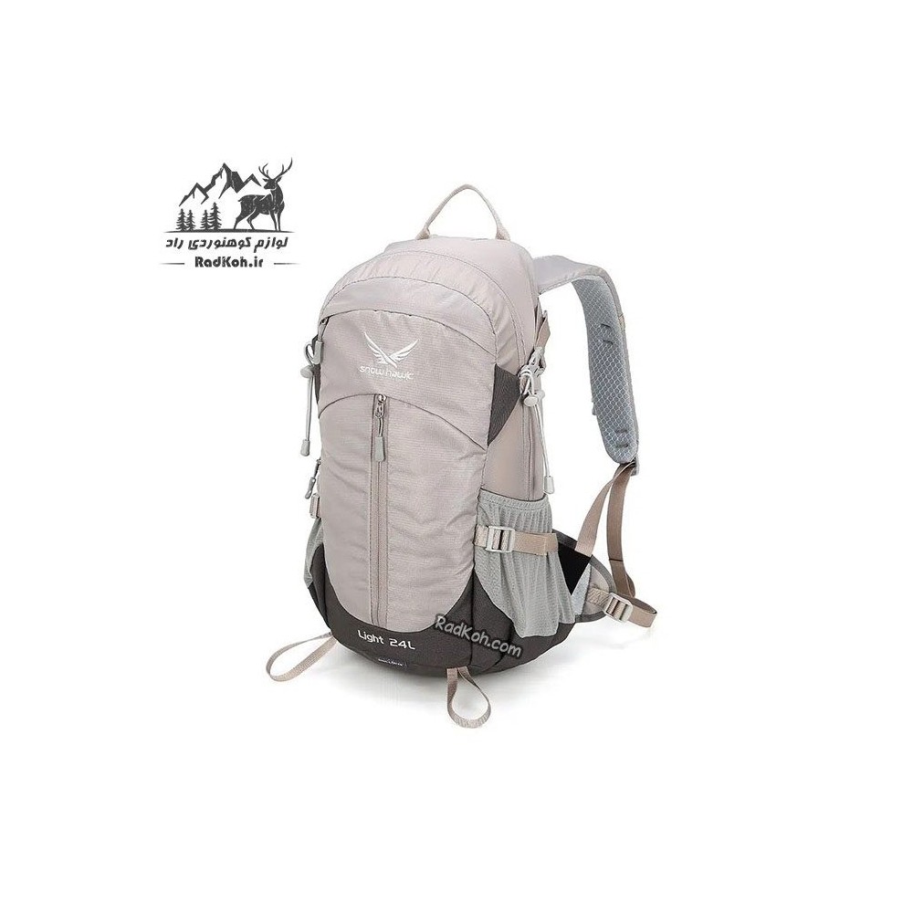 کوله پشتی 24 لیتر اسنوهاک مدل light کد SN-B3126-3 رنگ طوسی