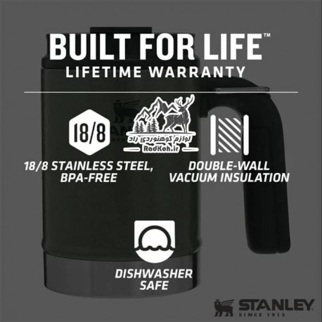 مشخصات Stanley Classic The Big Grip Camp Mug 0.47 L /16 oz