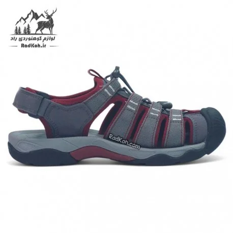 صندل پیاده روی اسنوهاک زنانه مدل SN-S1278W-4 رنگ خاکستری/زرشکی