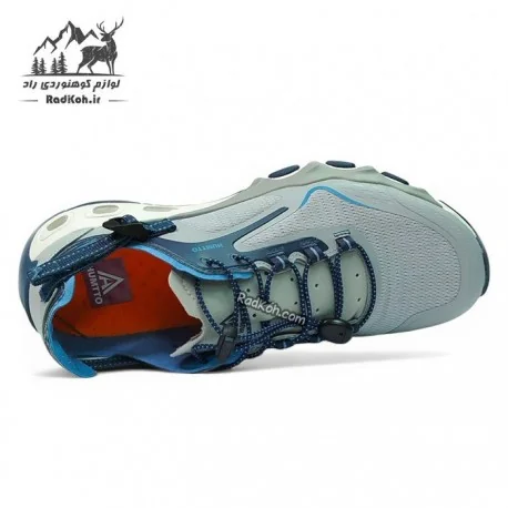 صندل پیاده روی مردانه هامتو مدل 660893A-10 رنگ طوسی/سرمه ای