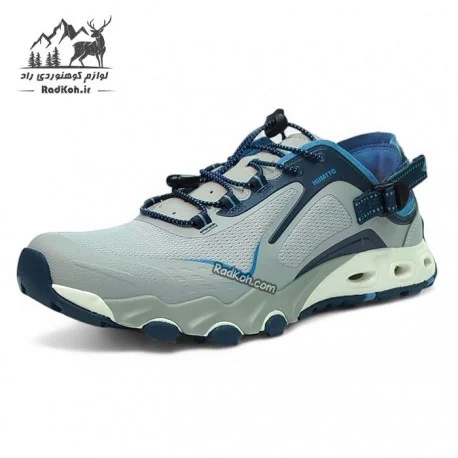 کفش صندل جلو بسته مردانه هامتو مدل 660893A-10 رنگ طوسی/سرمه ای