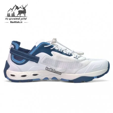 صندل هامتو زنانه مدل 660893B-7 رنگ سفید/سرمه ای