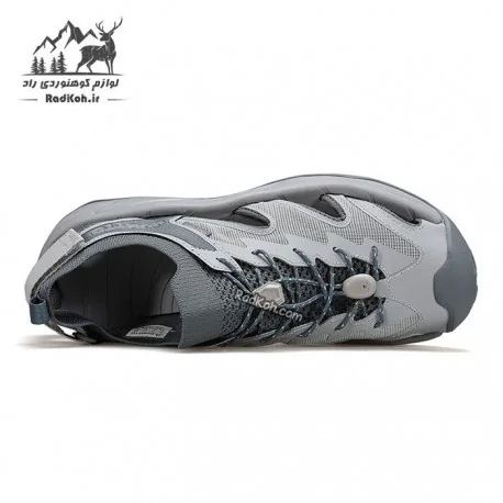 صندل پیاده روی هامتو مردانه مدل 760763A-2 رنگ طوسی/خاکستری