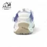 کفش صندل تابستانه هامتو زنانه مدل 660958B-14 رنگ سفید/یاسی(بنفش)