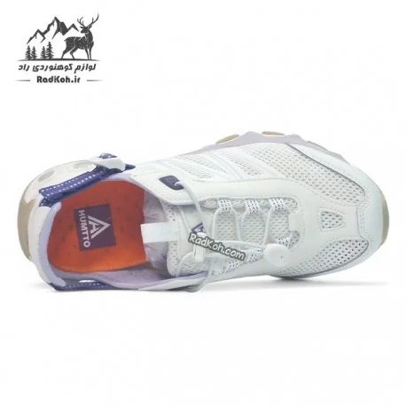 کفش زنانه هامتو مدل 660958B-14 رنگ سفید/یاسی(بنفش)