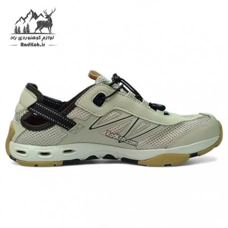 کفش مردانه هامتو مدل 660958A-8 رنگ خاکستری تیره/کرم(بژ)