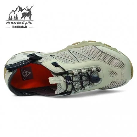 کفش آبنوردی مردانه هامتو مدل 660958A-8 رنگ خاکستری تیره/کرم(بژ)