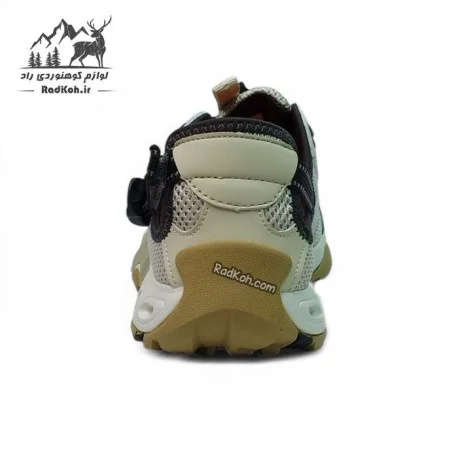 کفش صندل طبیعت گردی مردانه هامتو مدل 660958A-8 رنگ خاکستری تیره/کرم(بژ)