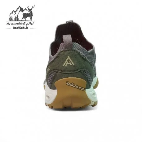 کفش ورزشی مردانه هامتو مدل 888651A-6 رنگ طوسی/سبز