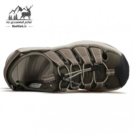 صندل پیاده روی هامتو زنانه مدل 760289B-7 رنگ کرم(بژ)/سبز