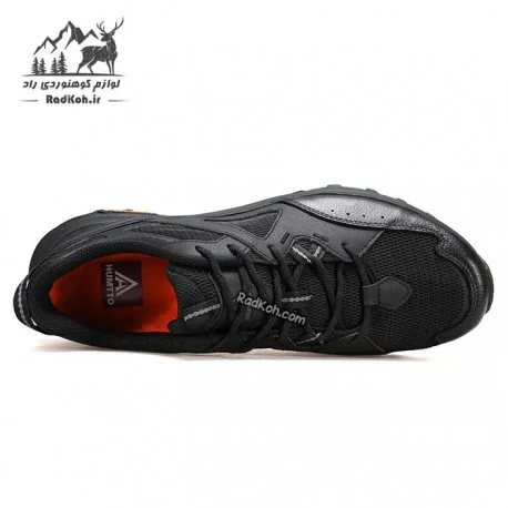 کفش  چرم مردانه هامتو مدل 160129A-1 رنگ مشکی