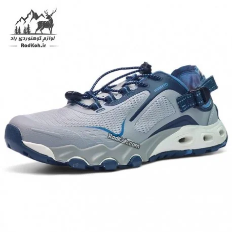 کفش صندل هومتو زنانه مدل 660893B-8 رنگ طوسی/سرمه ای